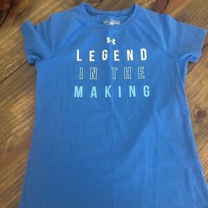 ✨Under Armour Blue Tee with Bold Graphic
